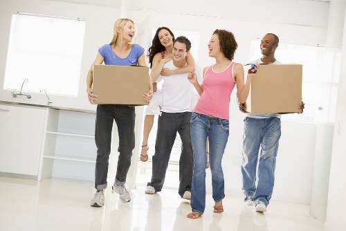 Man and van Brompton service assisting with a local home move
