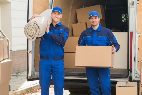 Removal team planning a local move in Brompton