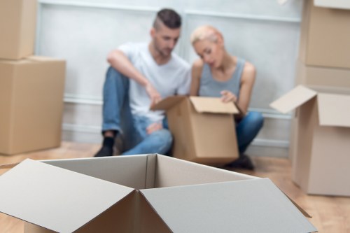 Careful handling of a grand piano during a Brompton property move