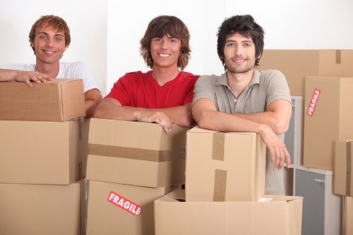 Local moving team navigating access and parking challenges in Brompton