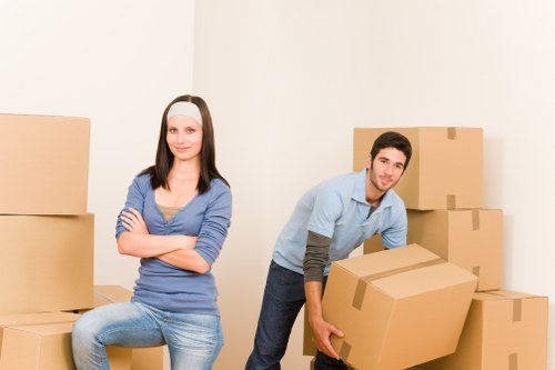 Packing and transporting office furniture in Brompton