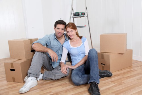 Careful furniture carrying for a Brompton apartment relocation